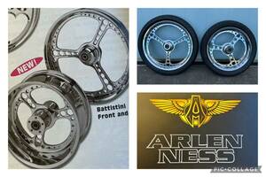 希少 ARLEN NESS 21 18 セット バティスティーニ ホットロッド ドリルド NESS-TECH Battistini HOTROD 21x3.5 アーレン ネス アレンネス