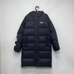 【雷市場（ポンジャン）商品韓国直送】 FILA(フィラ) ダウン ダウンジャケット ロング丈 90 ユニセックス