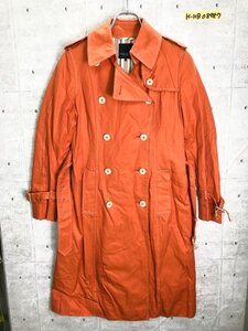 UNITED ARROWS ユナイテッドアローズ メンズ トレンチコート 綿 36 オレンジ