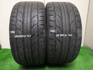 2783 中古タイヤ ニットー　NT555 G2 255/30R20 2本セット 引き取り取り付け 持ち込みタイヤ交換 NITTO