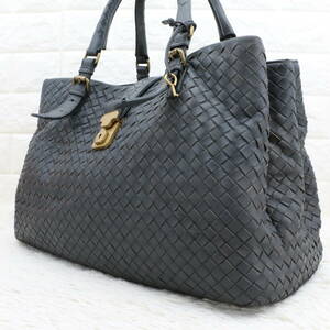 BOTTEGA VENETA ボッテガヴェネタ ローマ 2WAY ハンドバッグ トートバッグ レザー 本革 イントレチャート A4収納 レディース メンズ 3層式