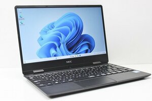 1円スタート ノートパソコン Windows11 NEC VersaPro VKT13H 第8世代 Core i5 128GB メモリ8GB 12.5インチ カメラ Windows10 フルHD