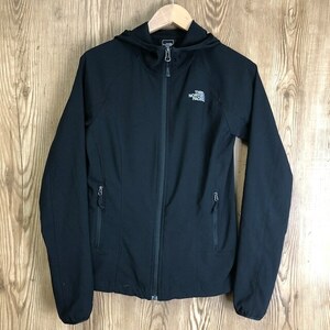 THE NORTH FACE フルジップパーカー 黒 レディースSサイズ ノースフェイス アウトドア 古着 e24031901