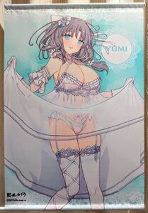 送料450円～ 中古・即決◆雪泉 シノビマスター 閃乱カグラ 描き下ろし B2タペストリー ランジェリーver. 正規品 同梱可能