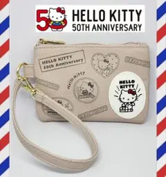 美品【郵便局限定】ハローキティ 50周年 フラグメントケース