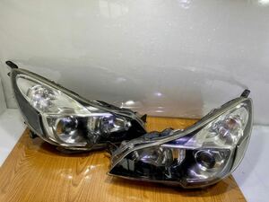 迅速 スバル レガシィ BM9 BR9 BRG BRM 後期 純正 左右 ヘッドライト HID KOITO 100-20061 刻印 4N バラスト付 x624