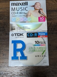 maxell MUSIC CD−R 80／TDK CD−R 700MB　セット