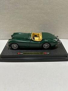 レア希少！burago／ブラーゴ！JAGUAR XK120 Roadster！ダイキャストミニカー！1/24スケール！ジャンク品！