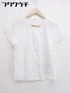 ◇ UNITED ARROWS ユナイテッドアローズ 半袖 シャツ ブラウス ホワイト レディース