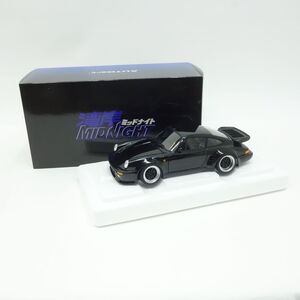 074s オートアート 1/18 ポルシェ 911 (930) ターボ 湾岸ミッドナイト ブラックバード ミニカー ※中古/難有