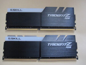 G.SKILL TRIDENT Z RGB DDR4メモリ PC4-25600 DDR4-3200 16GB×2枚=32GB 高品質メモリ オーバークロックメモリ②