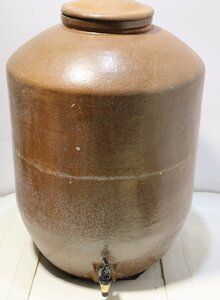 西P☆メーカー不明　かめ 甕　焼酎サーバー 200L◇3R-575