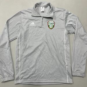 アディダス Sサイズ INTER SOCCER ACADEMIA 2012 adidas 長袖シャツ ハーフジップ ジャージ ポリエステル メンズ グレー