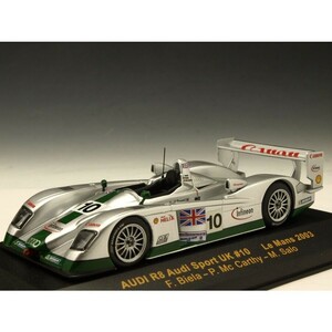 IXO MODELS 1/43 アウディ R8 2003 ル・マン 24時間 #10 完成品ダイキャストミニカー LMM051　送料無料 新品