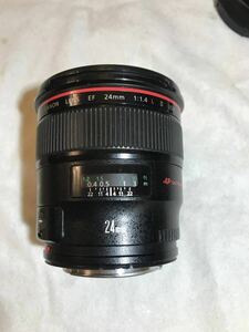 キャノンCanon EF24mm F1.4L II USMレンズ　実用品