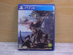 △E/026●カプコン CAPCOM☆モンスターハンター：ワールド☆MONSTER HUNTER WORLD☆プレステ4(PS4)用ソフト☆中古品