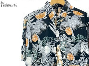 arohawaii86◆AH-3394 XL【Best Holidays/ブラック系】半袖シャツ/夏/ヴィンテージ/アロハシャツ/柄シャツ