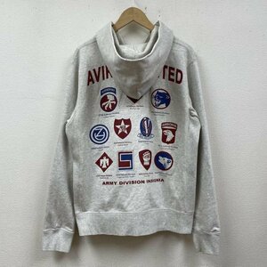 アヴィレックス 6163490 AIR CORPS CUSTOM SWEAT PARKA エアコープス カスタム パーカー パーカー L オフホワイト / オフホワイト