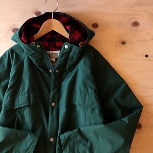 80s L.L.Bean USA製 BAXTER STATE PARKA マウンテンパーカー メンズ L グリーン 緑 アウトドア エルエルビーン ヴィンテージ ジャケット