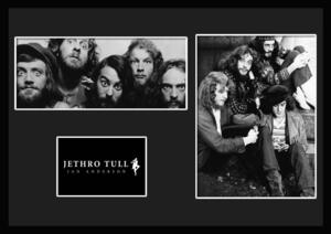 8種類!Jethro Tull/ジェスロ・タル/ROCK/ロックバンドグループ/証明書付きフレーム/BW/モノクロ/ディスプレイ(8-3W)