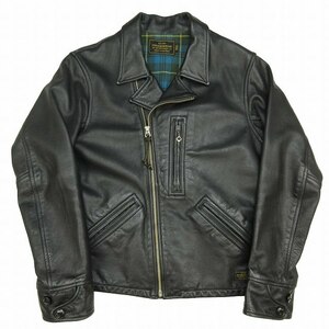 14AW ネイバーフッド NEIGHBORHOOD SRJ/CL-JKT カウレザー ダブル ライダース ジャケット バイカー 牛革 ブルゾン 142SSNH-JKM01