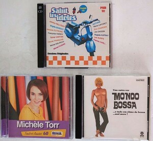 【送料無料】60-70年代フレンチポップスCD3枚[Salut les idoles]+[Tendres Annees 60/Michele Torr]+[MONDO BOSSA]フランス・ギャルZOZOI