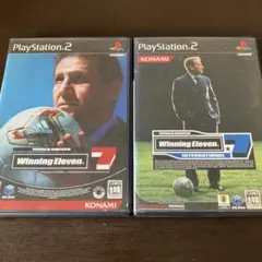 PS2 2本セット ワールドサッカー ウイニングイレブン7 +インターナショナル