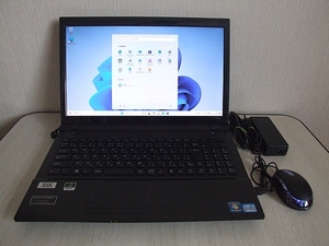 ☆ 高速SSD搭載　UNIT COM W255HS　第二世代 Corei7-2670QM 2.20GHz/8GB/SSD240GB/Full HD/Windows11 ☆4150