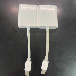 Apple mini DisplayPort vgaアダプタ　2個セット