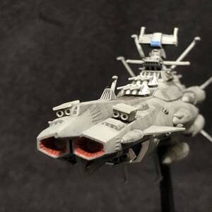 A01 アンドロメダ 複数主砲換装可能　宇宙戦艦ヤマト メカコレクション アンドロメダブラック改造品　完成品