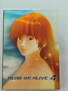 新品未開封☆XBOX360 DEAD OR ALIVE4☆デッドオアアライブ4☆特典スリーブケース、ポストカード付