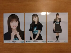 乃木坂46 小川彩 会場限定生写真 34thSGアンダーライブＴシャツ 3枚コンプ