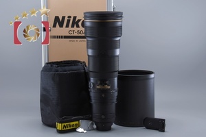 【中古】Nikon ニコン AF-S NIKKOR 500mm f/4 G ED VR 三脚座無し