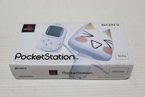 美品/SONY　ポケットステーション　どこでもいっしょパッケージ　SCPH-4000 ホワイト　