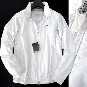 新品 ナイキ ゴルフ CLIMA-FIT パッカブル フルジップ ジャケット XL 白 【J54637】 NIKE GOLF ブルゾン メンズ スポーツ レインウェア