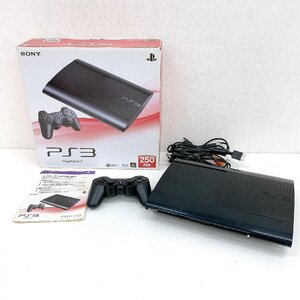 秦野店【中古品】1-28 SONY ソニー PlayStation3 PS3 プレイステーション3 プレステ3 CECH-4000B 元箱 コントローラー CECHZC2J 初期化済み