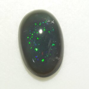 【特価品】天然ブラックオパール キラキラ遊色 ルース 約1.19ct ライトニングリッジ産 品番:23120911