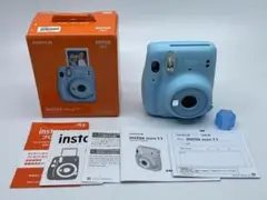 instax mini 11 スカイブルー 新品ケース＆フィルム付