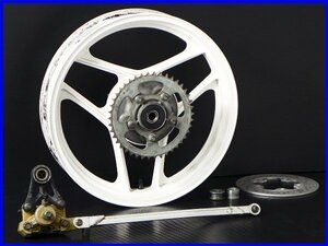 《W3》良品♪GSX1100Sカタナ GSX-R1100（GU74A）流用 ボルトオン リアホイールset♪18×3.50♪GSX750S♪