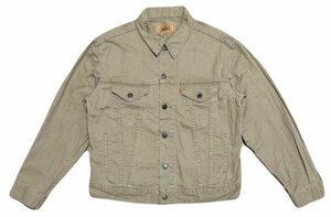 美品 レア 90s Lサイズ 日本製 Levis リーバイス 70606−33 コットン トラッカー ジャケット / Gジャン ジージャン