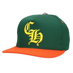 クロムハーツ キャップ BASEBALL TRUCKER MIAMI CH刺繍クロスベースボール帽子 中古 SJ02