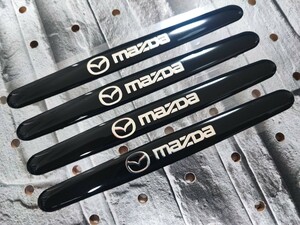 マツダ 傷防止 プロテクション メッキロゴ■CX-3/5/7/8 デミオ アテンザ アクセラスポーツ ロードスター RX-3/7/8 MAZDA3 プレマシー