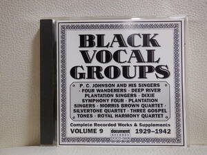 [CD] BLACK VOCAL GROUPS / VOL.9