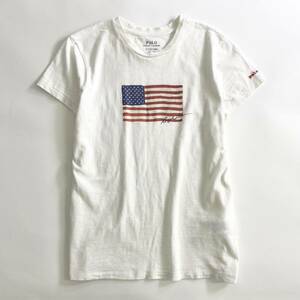 Ff6 POLO RALPH LAUREN ポロラルフローレン 半袖Tシャツ クルーネックカットソー アメリカ 国旗 プリント S相当 メンズ 紳士服