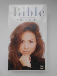 【極美品】VHS 松田聖子Video Bible ベストヒッツビデオヒストリー ライブビデオ 全４６曲収録 レア