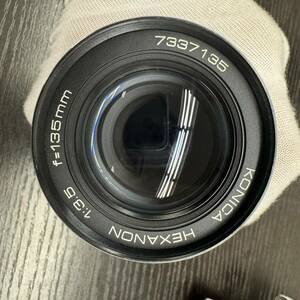 05ytR 美品 コニカ Konica Hexanon 135mm 1:3.5