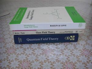 物理洋書 量子論3冊 Quantum Field Theory、Class Field Theory、Cauge Field Theory J4