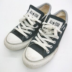 ◇ Θ CONVERSE コンバース キャンパススニーカー サイズ24 ブラック系 レディース E