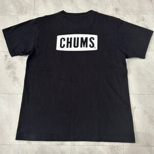  CHUMS チャムス HELLO WEAR HURRICANE-UTAN ロゴ 両面 プリント 半袖Tシャツ