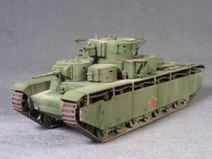 T-35多砲塔戦車　1/72完成品送料無料　S-モデル